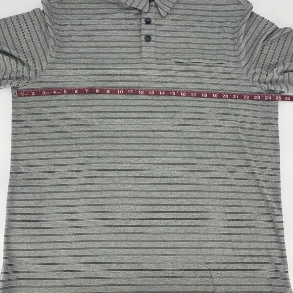 Men’s Duluth Trading Co Armachillo Cooling Short Sleeve Polo Shirt Gray L NWT - Picture 8 of 9